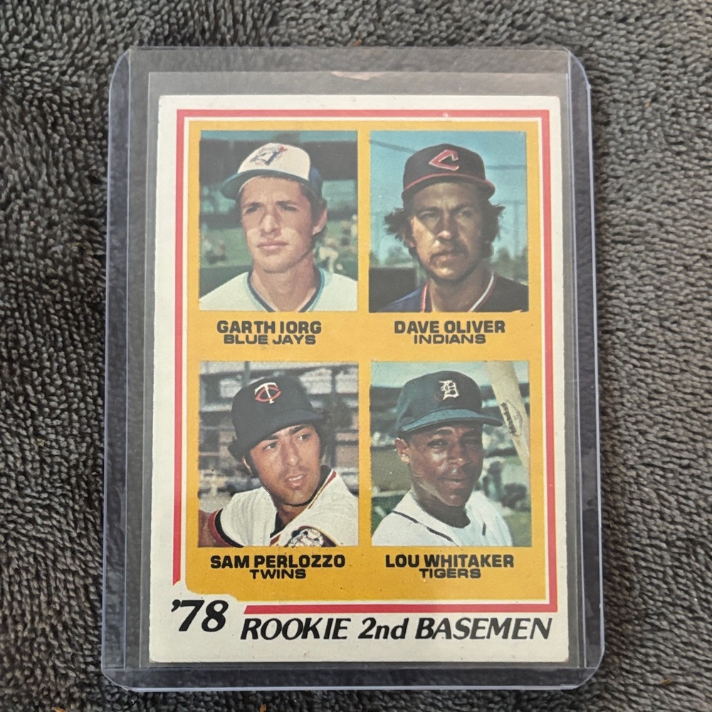 Vintage 1978 Rookie 2nd Basemen Baseball Card